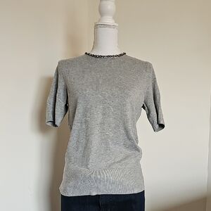 WHBM Gray Women's Top